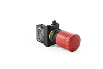 CP Series Plastic 1NC Emergency 30 mm Turn to Release Red 22 mm Control Unit